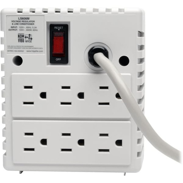 Power Conditioner, 5A Max Amps, 120V Input Voltage, 120V Output Voltage, 600 W Output Watts