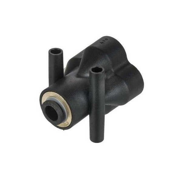 Legris Fractional Push-to-Connect Fitting, Nylon, Black 3144 04 56