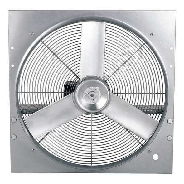 Dayton Exhaust Fan, 24In Bl,Alum,115/230V 10D969 Dayton Exhaust Fan, 24In Bl,Alum,115/230V 10D969