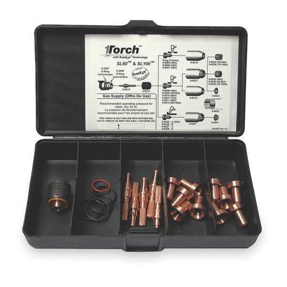 Thermal Dynamics Plasma Torch Consumable Kit,30 Amps 5-2550