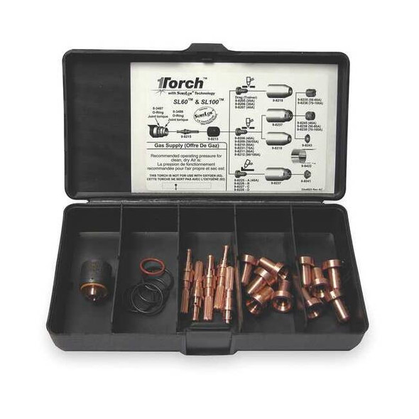 Thermal Dynamics Plasma Torch Consumable Kit,30 Amps 5-2550