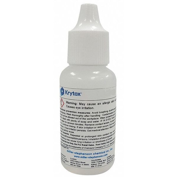 Krytox Lubricant, 1 oz., Dropper Bottle, PFPE, Colorless LBBGPL105