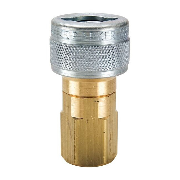 Parker Quick Connect,Socket,1/4" Body,1/2" Barb TL-501-4FP