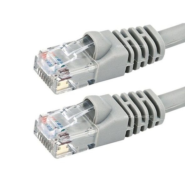 Monoprice Patch Cord,Cat 6,Booted,Gray,14 ft. 2308