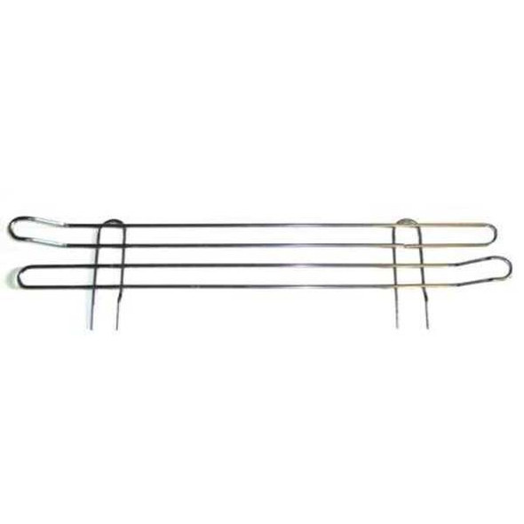 Metro Stackable Shelf Ledge, 18"D x 18"W x 4"H, Chrome L18N-4C-1PK