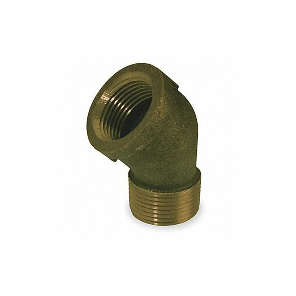 Manufacturer Varies 45 Street Elbow, Red Brass, 1 in, NPT 1VEY4