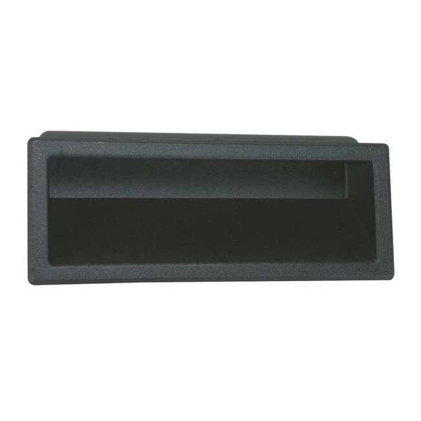Recessed Pull Handle, Snap-In, Thermoplast, Matte, Snap-in