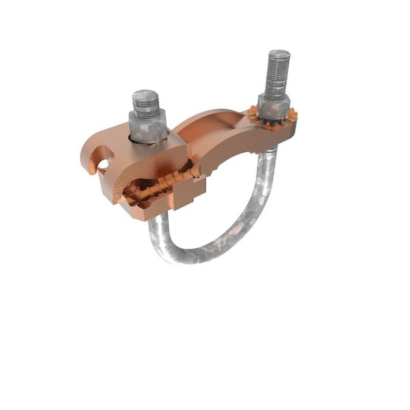 Burndy Connector,Copper,Overall L 4in GAR3903 Burndy Connector,Copper,Overall L 4in GAR3903