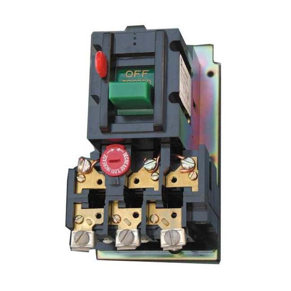 Eaton Manual Motor Starter, NEMA M-1, 3 P, 3 Phase, Toggle, 20 A B100M1C
