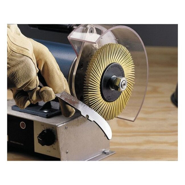 Scotch-Brite Radial Bristle Brush,T-A,6 Diax1/2 W,36G 61500151446