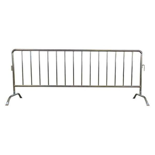 Manufacturer Varies Crowd Control Barrier, Silver, No Legend, Zinc Plated 31DW16