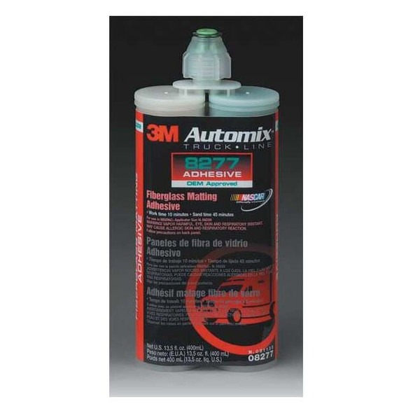 3m Wood Glue, Fiberglass Matting Series, Green, 13.5 oz, Dual-Cartridge 8277