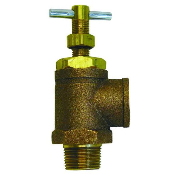 Dayton Relief Valve, 6 GPM, 1/2 NPT x 1/2 NPT 4KGZ8
