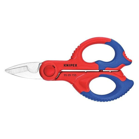 Knipex Electrician Shears,6-1/4",Stainless Stl 95 05 155 SBA
