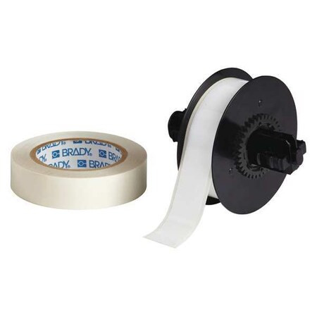 Brady Label Tape Cartridge, White, Labels/Roll: Continuous B30C-1125-483WT-KT