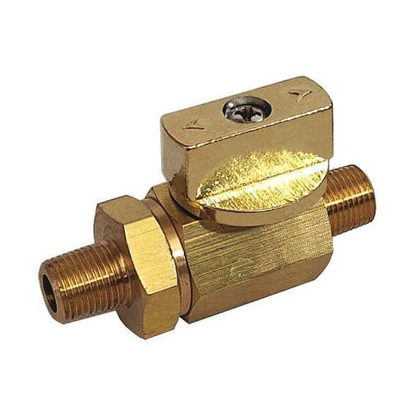 Manufacturer Varies 1/8" MNPT Brass Ball Valve Inline G-BVRM-18M