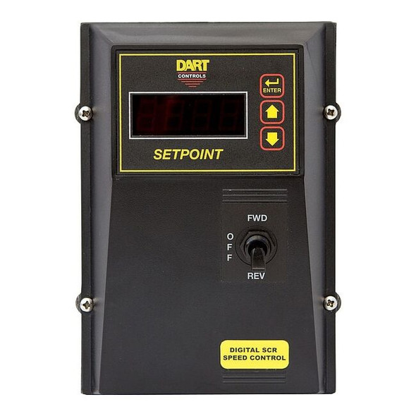 Dart Controls DC Speed Control, 90/180V DC, Enclosed 153D-200E-PB-29