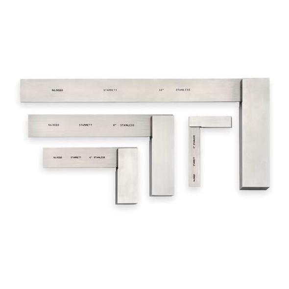Starrett Precision Steel Square Set,Steel S3020Z