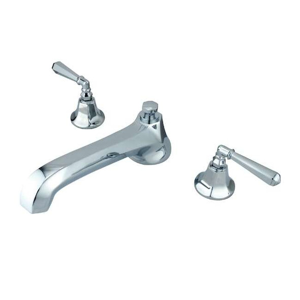 Kingston Brass Roman Tub Faucet, Polished Chrome, Deck Mount KS4301HL