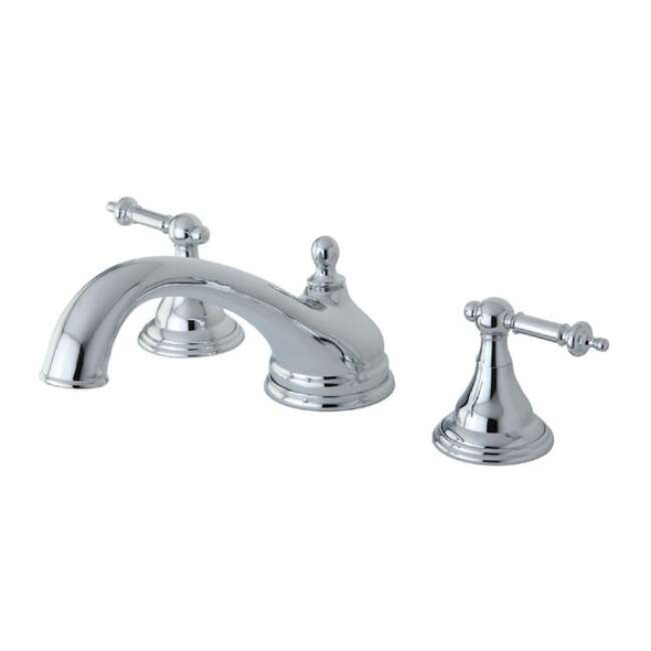 Kingston Brass Roman Tub Faucet, Polished Chrome, Deck Mount KS5531TL