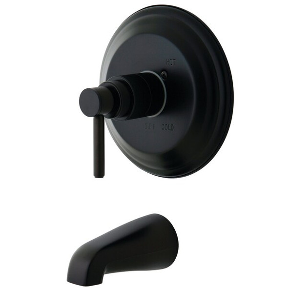 Tub and Shower Faucet, Standard, 2, Wall Mount, Oil Rubbed Bronze