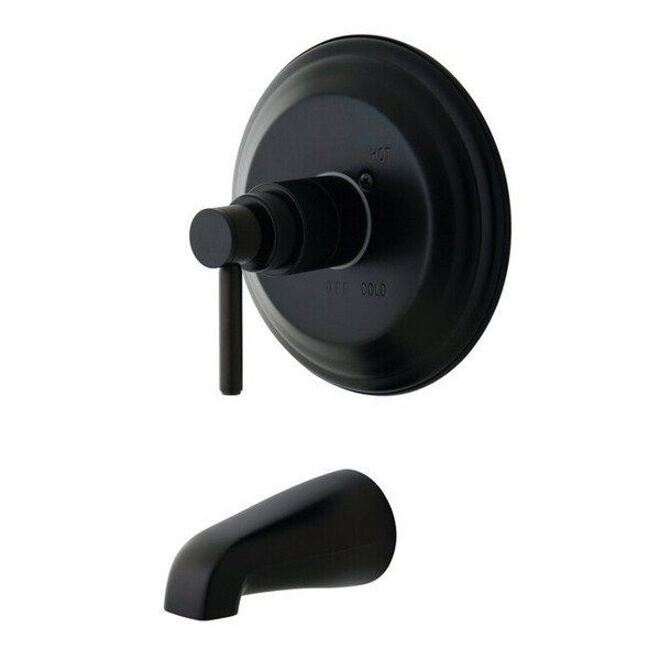 Tub and Shower Faucet, Standard, 2, Wall Mount, Oil Rubbed Bronze