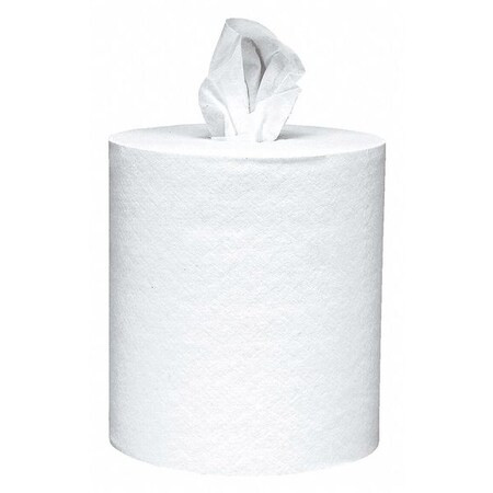 Premiere Centerpull Paper Towel, 1 Ply, 250 Sheets, White, 4 PK