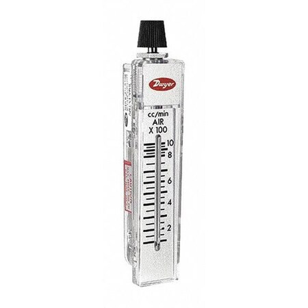 Dwyer Instruments Flowmeter, range .8-7 GPM water. RMC-144-SSV