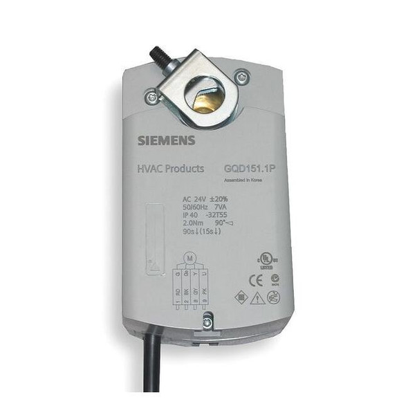 Siemens Electric Actuator,20 in.-lb.,Modulating GQD151.1P