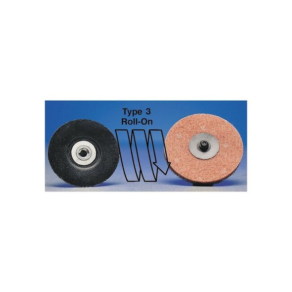 Norton Abrasives Quick Change Disc, ZircAlO, 3in, 120G, PK50 08834167120