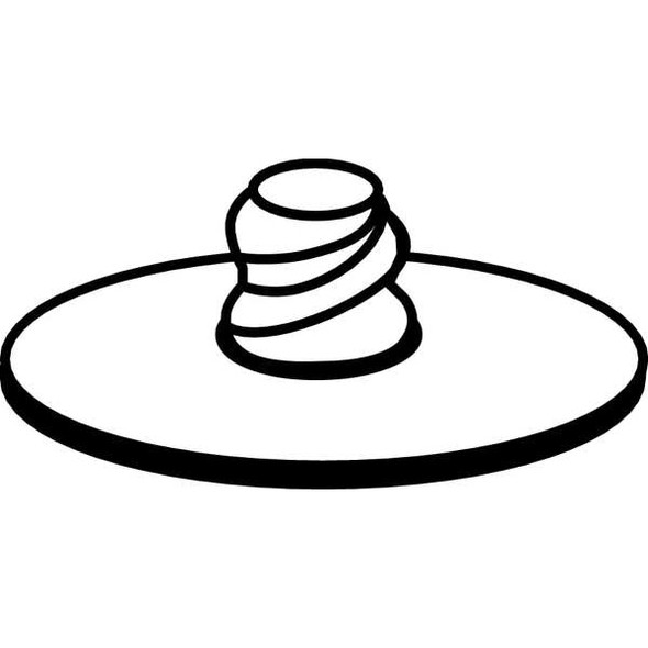 Merit Quick Change Disc, ZircAlO, 3in, 120G, PK50 08834167120