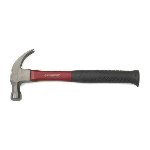 Gearwrench 16 oz. Curved Claw Hammer with Fiberglass Handle 82254