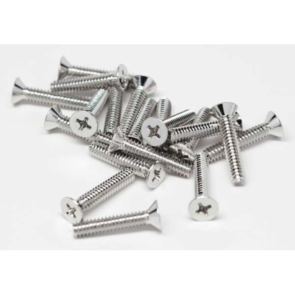 #8-32 x 3-4 in Phillips Flat Machine Screw, NL-19 18-8 Stainless Steel, 100 PK  FBFHMSP83234P100