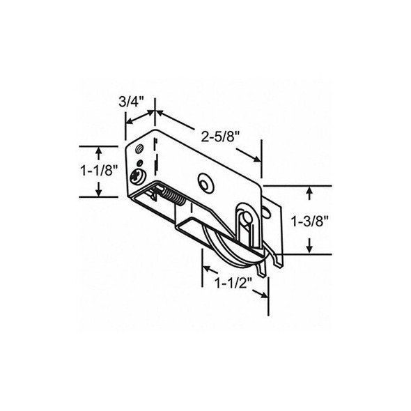 Manufacturer Varies Roller, 3/4 in W, 1 1/8 in L, Gray 9-261 Manufacturer Varies Roller, 3/4 in W, 1 1/8 in L, Gray 9-261