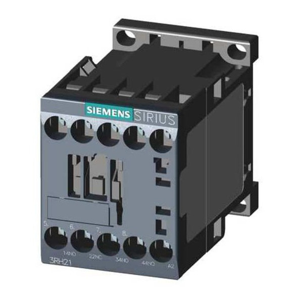 Siemens IEC Control Relay, 3NO/1NC, 125V DC, 10A 3RH21311BG40