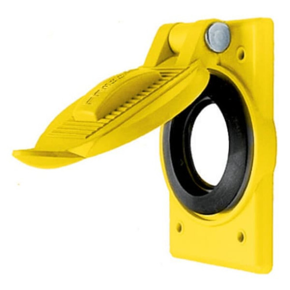 1 Gang -Gang Vertical Weatherproof Cover, 2 27-32 in W, 4 9-16 in H  HBL74CM24WO