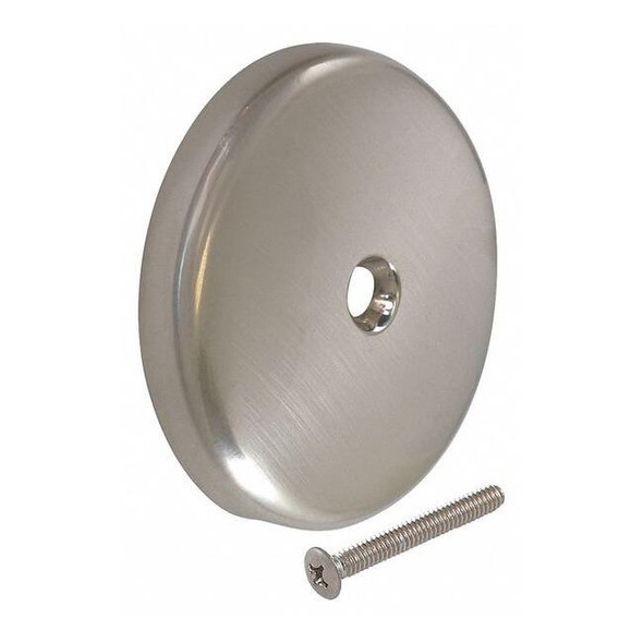 Manufacturer Varies Stainless Steel, Bath Drain, Overflow Face Plate 35202