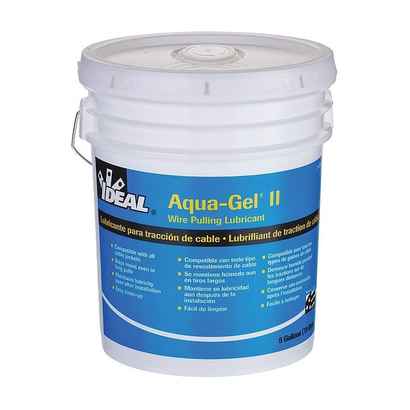 Ideal Wire Pulling Lubricant,5 gal Bucket,Blue 31-375