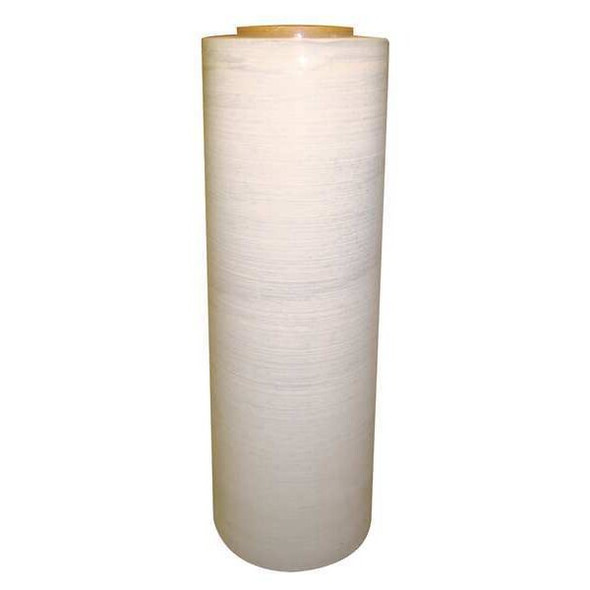 Stretch Wrap, 18" W x 2000 ft. L, 60 ga, Cast Style, Clear, Light Duty Pack of 4