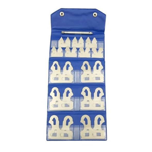 Hhip 26 Piece .010-0.500" Radius Gage Set 4901-0026