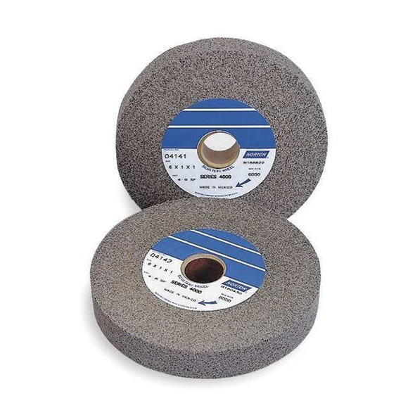 Norton Abrasives Convolute Wheel,Metal Finishng,6x1x1,MED 66261055250