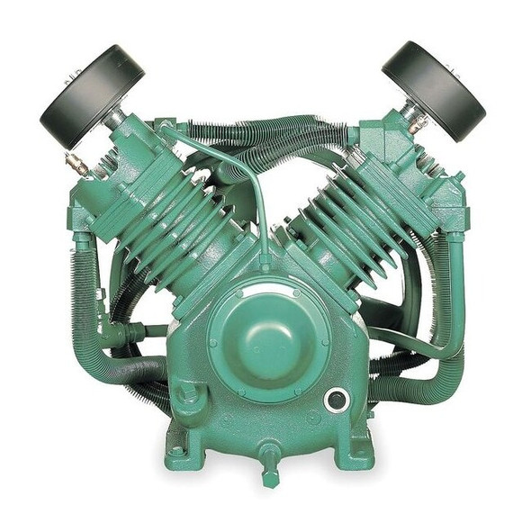 Air Compressor Pump, 10 hp, 15 hp, 2 Stage, 1 gal Oil Capacity, 4 Cylinder