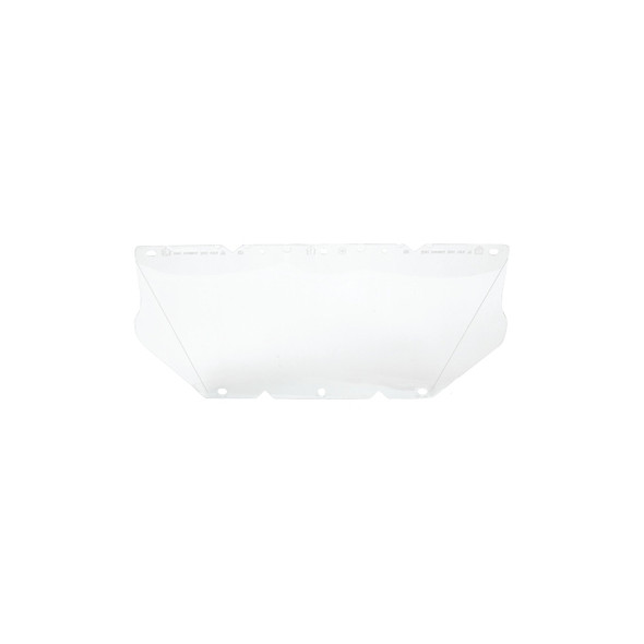 V-Gard® Accessory System General Purpose Visor, Anti-Fog, Anti-Scratch, Clear, 17 in L x 8 in H