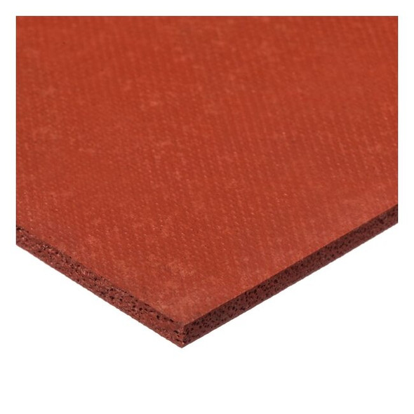 Foam Sheet, Closed Cell, 12 in W, 12 in L, 1/2 in Thick, Red