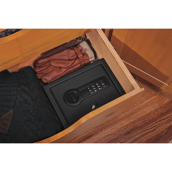 Stack-On Security Safe, 0.4 cu ft, 13.5 lb, Electronic Lock No Rated PDS-1800-E