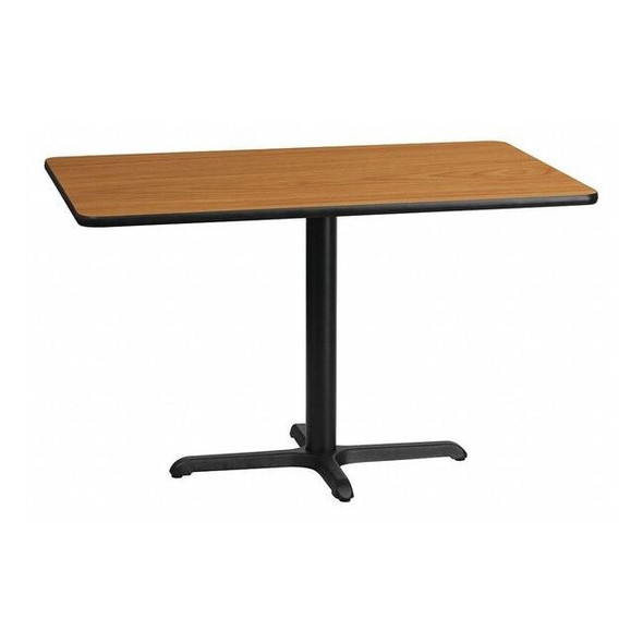 Rectangle Natural Laminate Table, Laminate Top, Wood Grain
