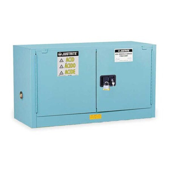 Justrite HazmatStorageCabinet,Blue,Steel 891722 Justrite HazmatStorageCabinet,Blue,Steel 891722