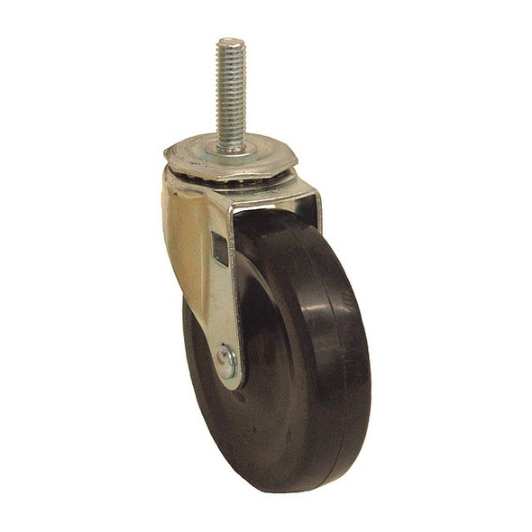 Manufacturer Varies Stem Caster,150 lb. Load,Black Wheel P5S-R040G-ST76