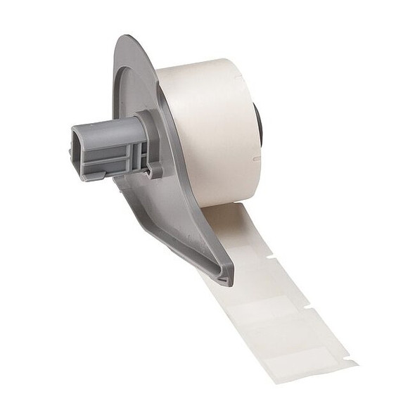 Brady Wraparound Label, White, Vinyl, 1 in W M7-103-427