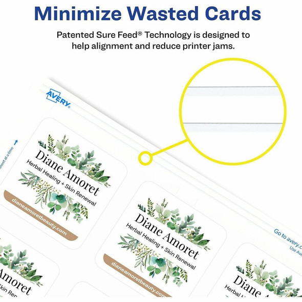 Avery&reg; Clean Edge Printable Multipurpose Card 35702